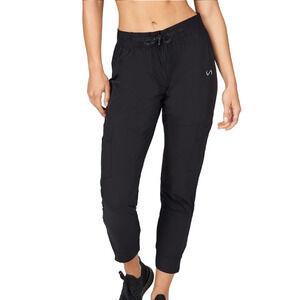 TLF Emerge Workout Joggers black medium drawstring zipper ankle mesh panel